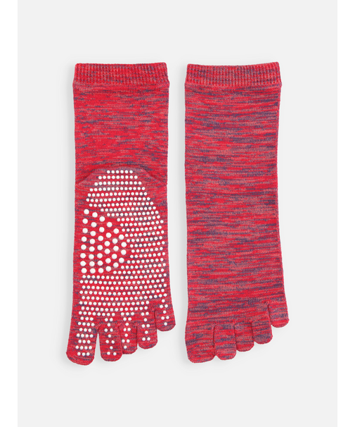 New綿五本指ツボ押しショートソックス(24.0～26.0cm)