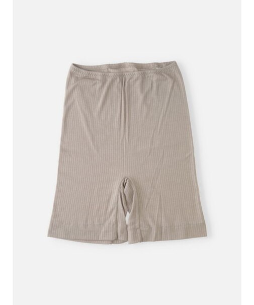 ウールインナーリブレギンス3分丈