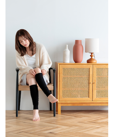 【温脚Labo】光電子×ウール 2WAYウォーマー