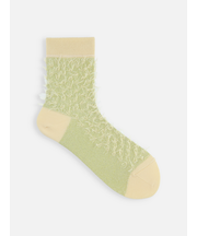 裏出しラメぼさぼさショートソックス