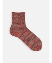 【Tabio MEN】引き揃え３×１リブベタショート丈ソックス