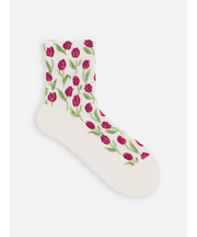 チューリップフロートショートソックス