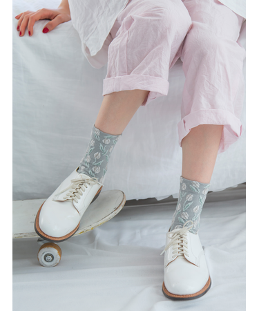 チューリップフロートショートソックス