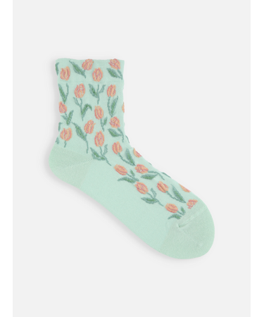 チューリップフロートショートソックス