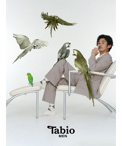 【Tabio MEN】Tabiochic アーガイルレギュラーソックス(27.0～29.0cm)