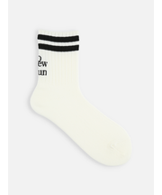 ラインロゴ刺繍ショートソックス