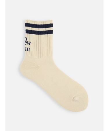 ラインロゴ刺繍ショートソックス