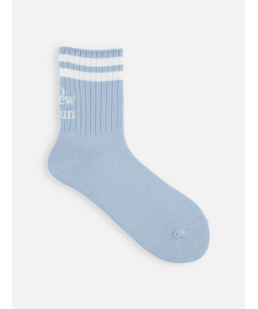 ラインロゴ刺繍ショートソックス