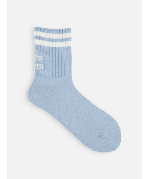 ラインロゴ刺繍ショートソックス