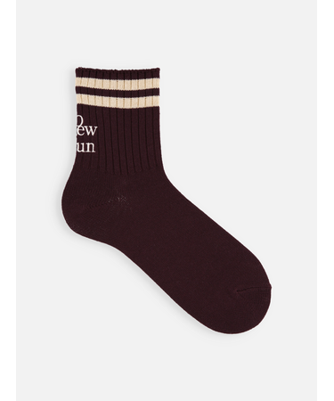 ラインロゴ刺繍ショートソックス