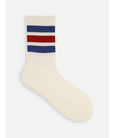 3本ラインミドルパイルソックス