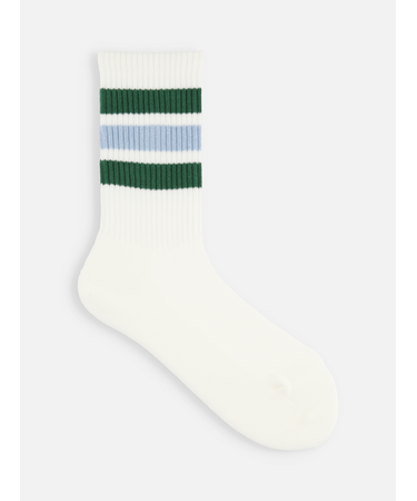 3本ラインミドルパイルソックス