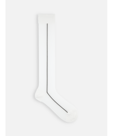 シアーサイドラインハイソックス