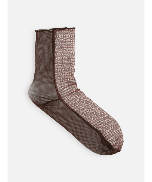 縫製フロントレースショートソックス