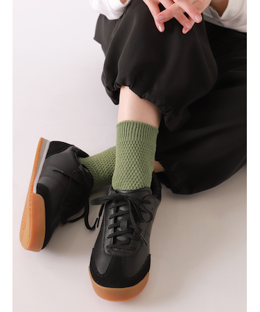 総メッシュショートソックス