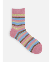 メッシュマルチボーダーショートソックス