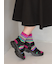 メッシュマルチボーダーショートソックス
