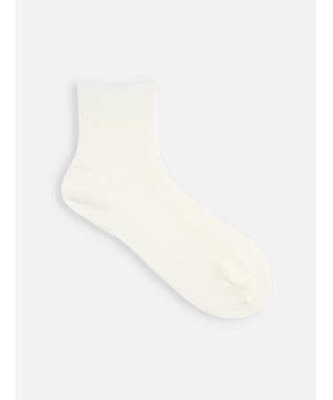 【最上級リネン】1×1リブショートソックス