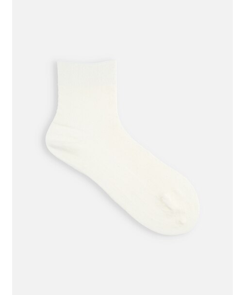 【最上級リネン】1×1リブショートソックス