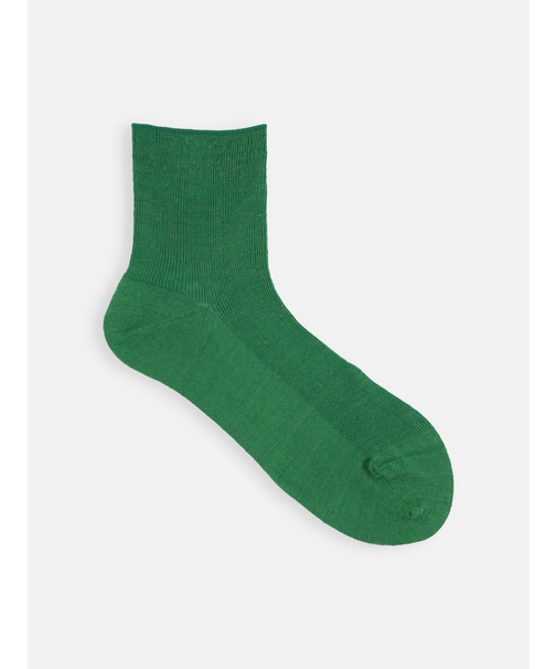 【最上級リネン】1×1リブショートソックス