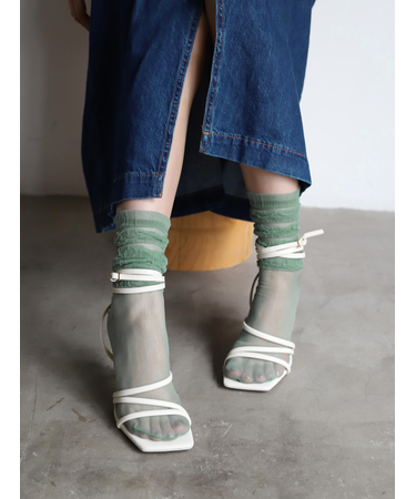 シアーフリルソックス