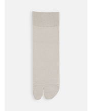 【Tabio MEN】綿麻メッシュ足袋ショートソックス
