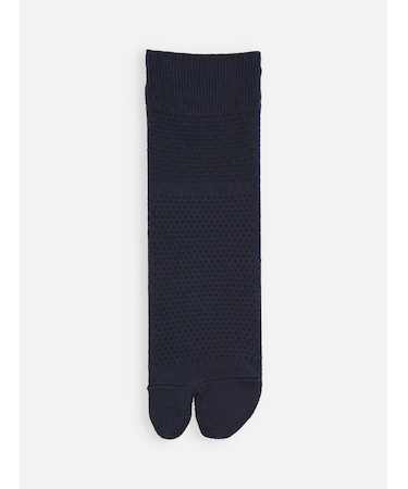 【Tabio MEN】綿麻メッシュ足袋ショートソックス