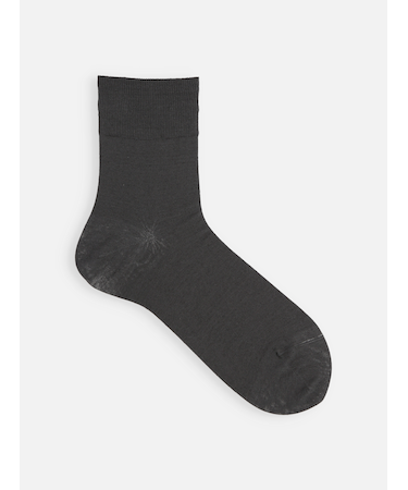 【Tabio MEN】コットンリネンショート丈ソックス