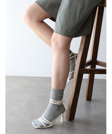 【最上級リネン】1×1リブソックス