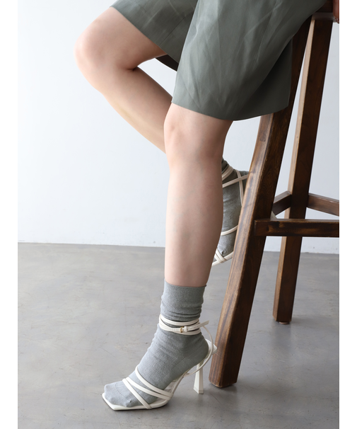 【最上級リネン】1×1リブソックス
