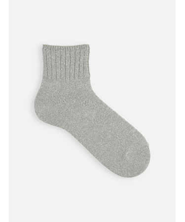 【Tabio MEN】和紙ブークレリブベタショートソックス