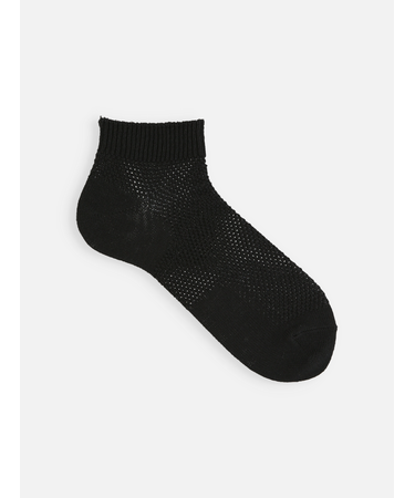 【Tabio MEN】綿麻メッシュスニーカー丈ソックス