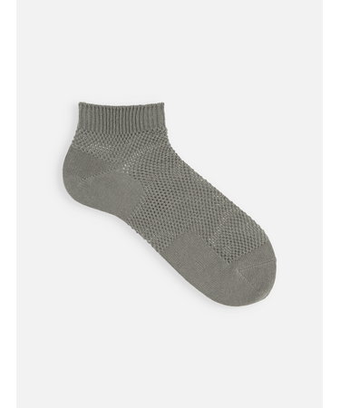 【Tabio MEN】綿麻メッシュスニーカー丈ソックス