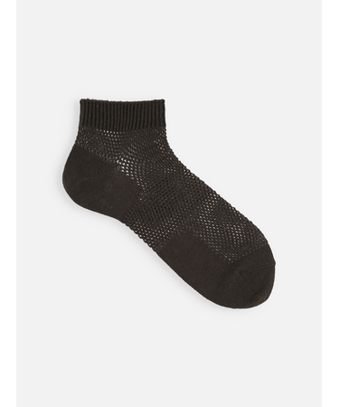 【Tabio MEN】綿麻メッシュスニーカー丈ソックス