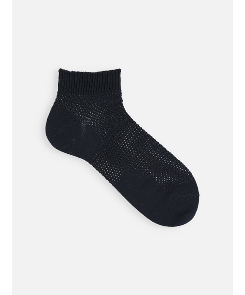 【Tabio MEN】綿麻メッシュスニーカー丈ソックス