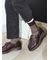 【Tabio MEN】綿麻JQストライプショートソックス
