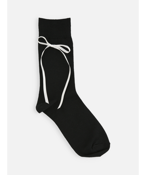 ロングサテンリボンソックス