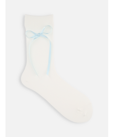 ロングサテンリボンソックス