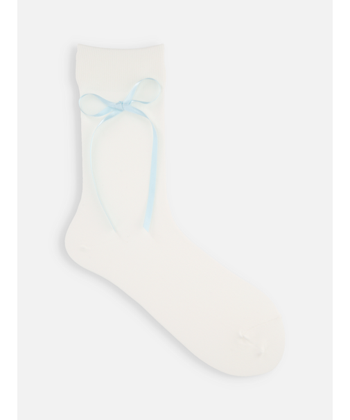 ロングサテンリボンソックス