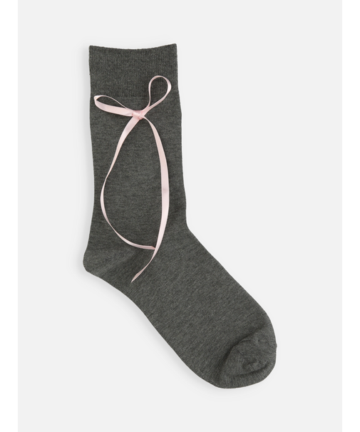 ロングサテンリボンソックス