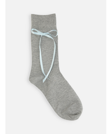 ロングサテンリボンソックス