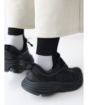 【Tabio MEN】ヒールパネルクルーソックス