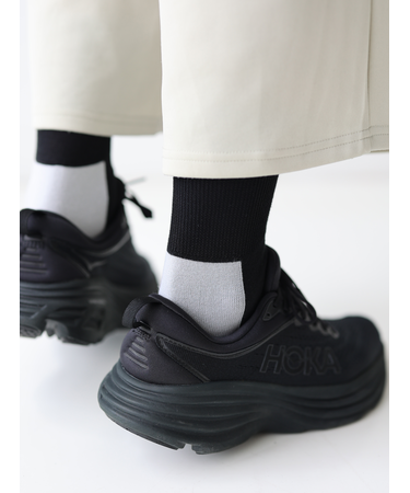 【Tabio MEN】ヒールパネルクルーソックス