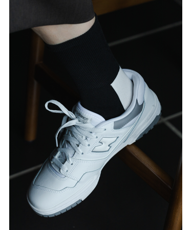 【Tabio MEN】ヒールパネルクルーソックス