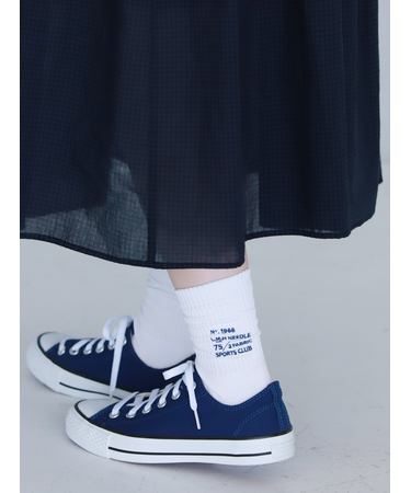 ドライアメリブロゴ刺繍ソックス