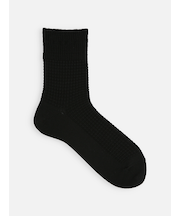 【Tabio MEN】ワッフルゴム長ショート丈ソックス