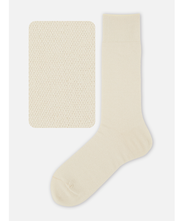 【Tabio MEN】和紙梨地レギュラー丈ソックス(27.0～29.0cm)