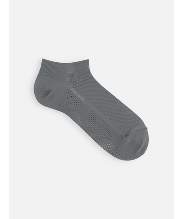 【Tabio MEN】軽い・涼しい・吸水・速乾　足裏までメッシュスニーカー丈ソックス