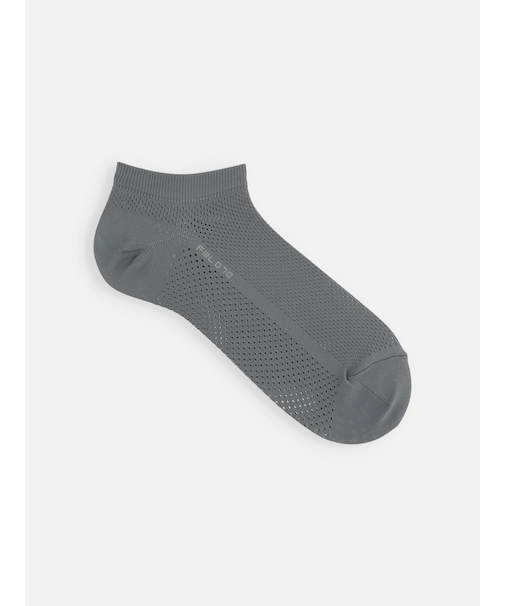 【Tabio MEN】軽い・涼しい・吸水・速乾　足裏までメッシュスニーカー丈ソックス