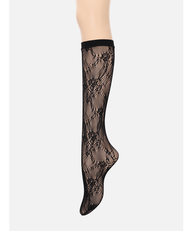 ラッセルレーシーフラワーハイソックス